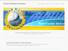 Tablet Screenshot of oceanmotionplacencia.com